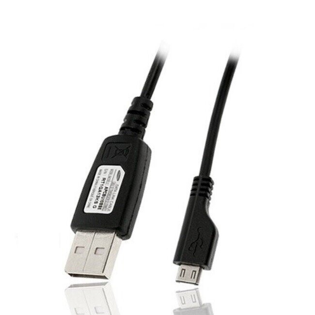 Samsung ECC1DU0BBK Universāls Micro USB Datu un uzlādes kabelis (OEM) (Attēls 2)