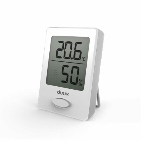 Duux Sense Hygrometer + Thermometer, White, LCD display (Attēls 1)