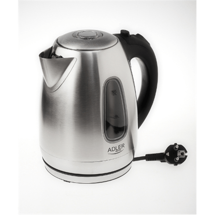 Adler AD 1223 Standard kettle, Stainless steel, Stainless steel, 2200 W, 1.7 L, 360° rotational base (Фото 3)