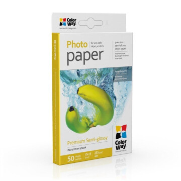 ColorWay Premium Semiglossy Photo Paper, 255g/m