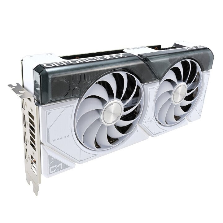 ASUS Dual -RTX4070-O12G-WHITE NVIDIA GeForce RTX 4070 12 GB GDDR6X (Attēls 4)