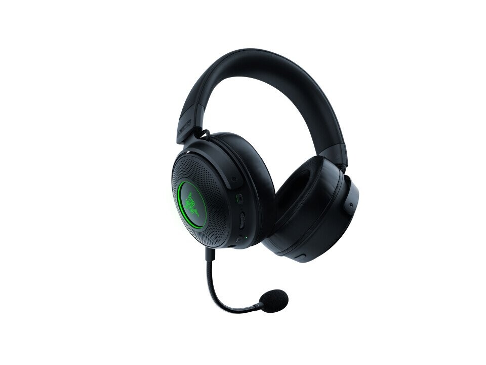 Razer Kraken V3 Gaming Headset, Over-Ear, Wireless, Microphone, Black (Attēls 4)