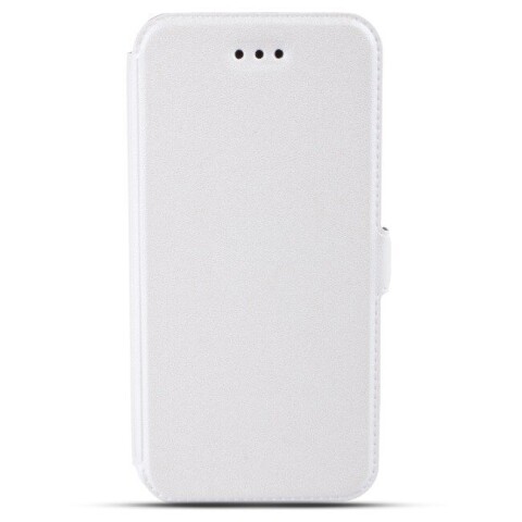 Telone Супер тонкий Чехол-книжка со стендом LG K520D Stylus 2 Белый (Фото 2)