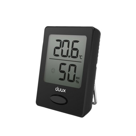 Duux Sense Hygrometer + Thermometer, Black, LCD display (Attēls 1)