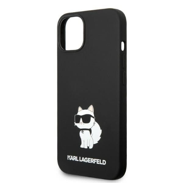 Karl Lagerfeld KLHMP14SSNCHBCK iPhone 14 6,1" hardcase czarny|black Silicone Choupette MagSafe (Attēls 6)