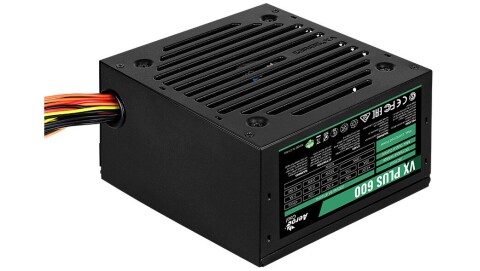 Aerocool VX PLUS 600 power supply unit 600 W 20+4 pin ATX ATX Black (Фото 2)
