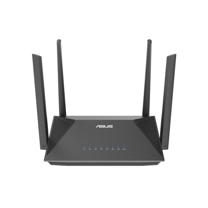 ASUS RT-AX52 Pro AX3000 wireless router Gigabit Ethernet Dual-band (2.4 GHz / 5 GHz) Black (Attēls 1)