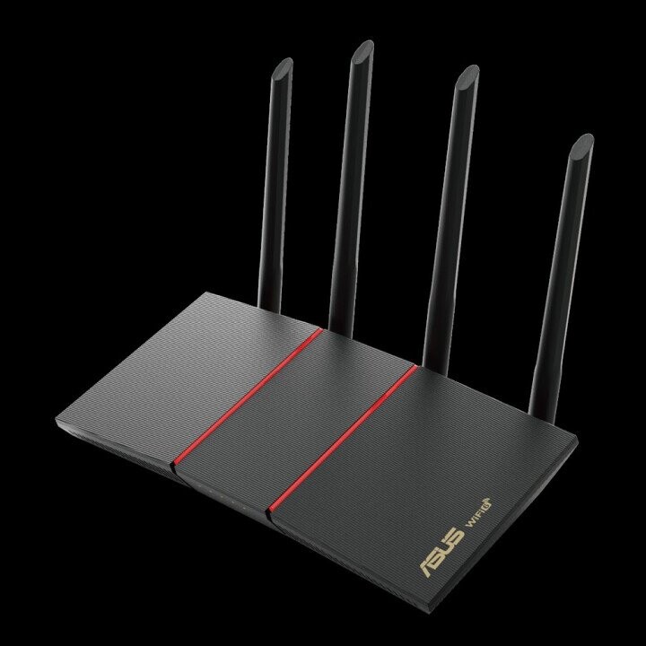 ASUS RT-AX55 wireless router Dual-band (2.4 GHz / 5 GHz) Gigabit Ethernet Black (Фото 3)