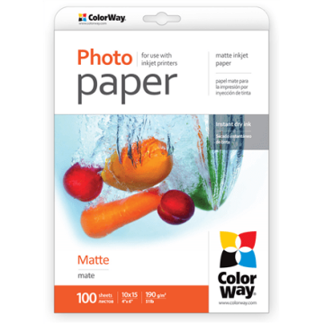 ColorWay Matte Photo Paper, 100 sheets