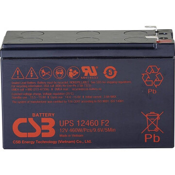 CSB Battery Battery 12V, 9Ah, AGM