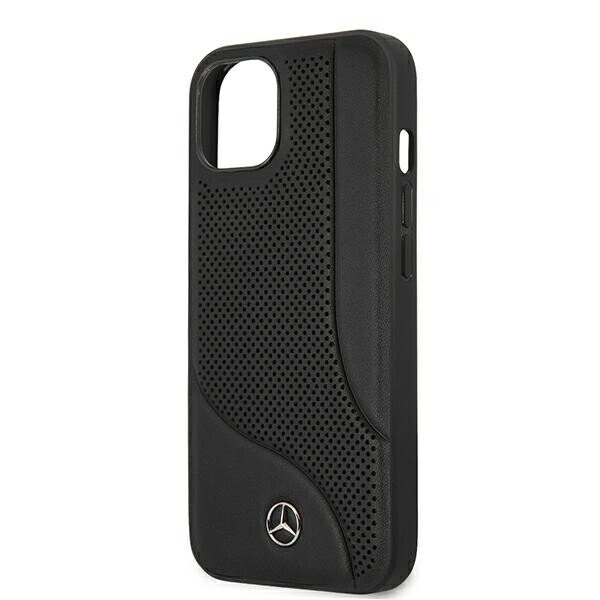 Mercedes MEHCP13SCDOBK iPhone 13 mini 5,4" czarny|black hardcase Leather Perforated Area (Фото 6)
