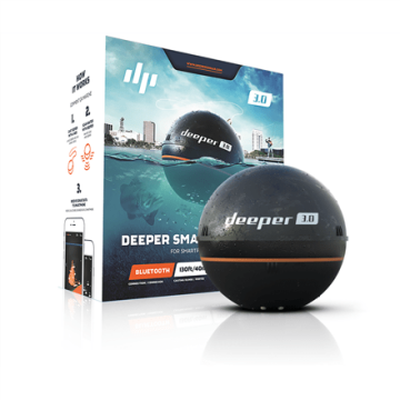 Deeper Smart Fishfinder Sonar Pro, Wifi for iOS, Android Black (Фото 1)