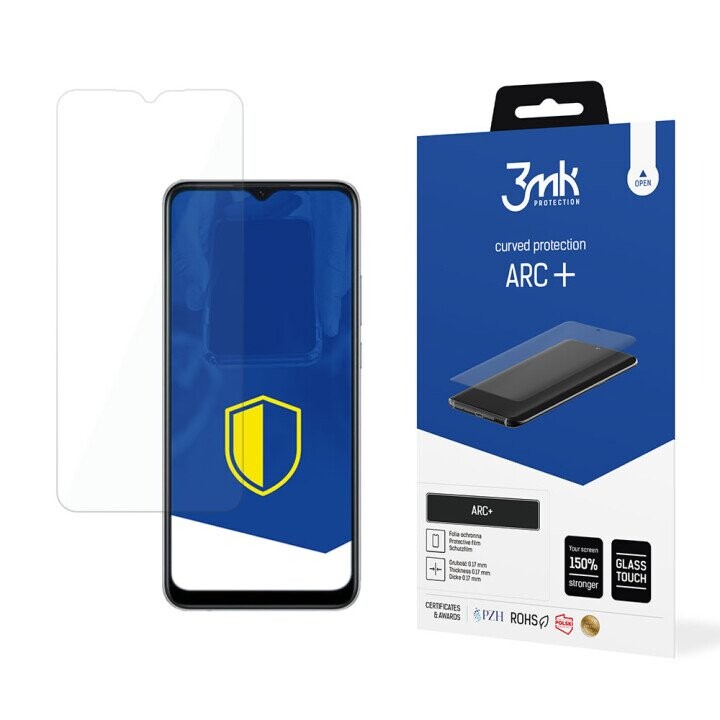 Oppo A16e - 3mk ARC+ screen protector (Attēls 1)