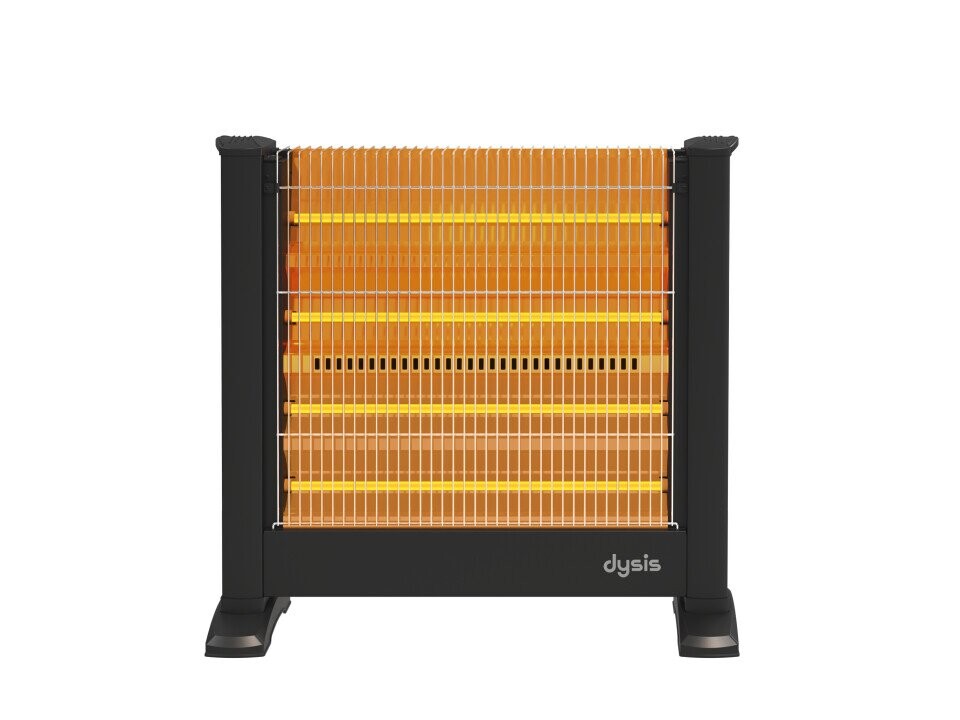 Simfer Indoor Power Electric Quartz Heater Dysis HTR-7432 Quartz, 2200 W, Number of power levels 4, Suitable for rooms up to 22 m², Black (Фото 2)