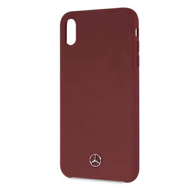 Mercedes MEHCI65SILRE iPhone Xs Max czerwony|red hardcase Silicone Line (Фото 3)