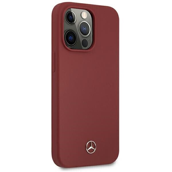 Mercedes MEHCP13LSILRE iPhone 13 Pro | 13 6,1" czerwony|red hardcase Silicone Line (Фото 4)