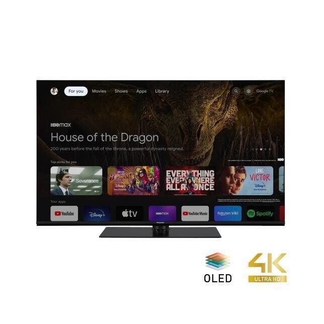 TV Set|PANASONIC|65"|OLED/4K/Smart|3840x2160|Wireless LAN|Bluetooth|Google TV|TX-65MZ800E (Attēls 1)