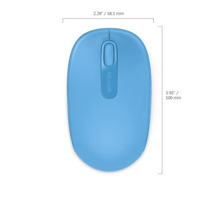 Microsoft 1850 Cyan, Wireless Mouse (Фото 9)