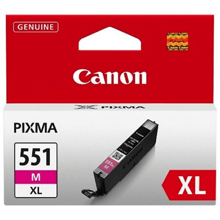 Canon CLI-551XL M Ink Cartridge, Magenta (Attēls 1)