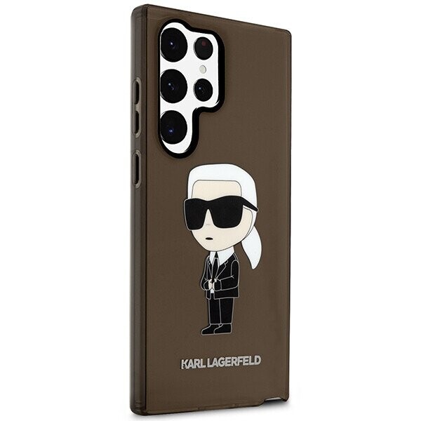 Karl Lagerfeld KLHCS23LHNIKTCK S23 Ultra S918 czarny|black hardcase Ikonik Karl Lagerfeld (Attēls 4)