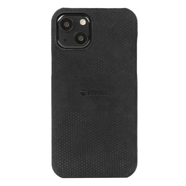 Krusell Leather Cover iPhone 13 6.1" czarny|black 62400 (Attēls 2)