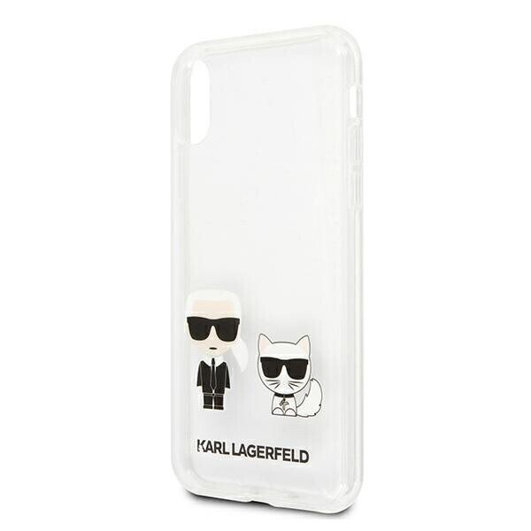 Karl Lagerfeld KLHCPXCKTR iPhone X|Xs hardcase Transparent Karl & Choupette (Attēls 6)