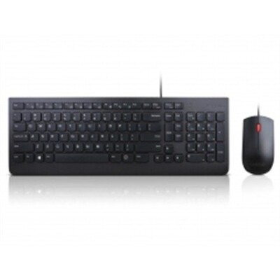Lenovo 4X30L79928 Keyboard and Mouse Combo - Estonia, Wired, Keyboard layout EN, EN, USB, Black, No, Mouse included, Numeric keypad (Фото 1)