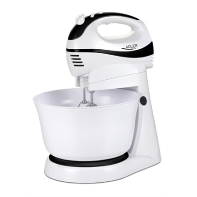 Hand Mixer Adler AD 4206 White, Hand Mixer, 300 W, Number of speeds 5, Shaft material Stainless steel (Фото 3)