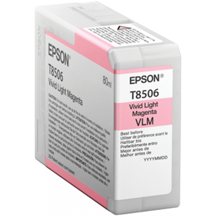 Epson T8506 Ink Cartridge, Light Magenta (Фото 1)