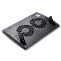 deepcool Laptop cooler Wind Pal FS , slim, portabel , highe performance, two 140mm fans, 2 xUSB Hub, up tp 17"   382x262x46mm mm (Attēls 2)