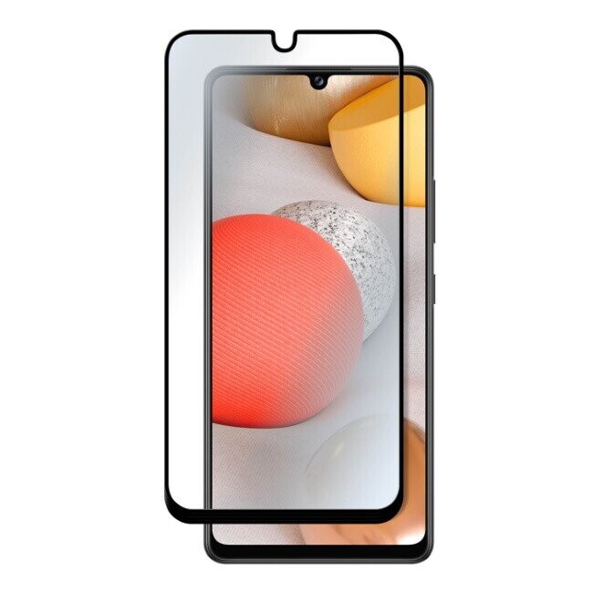 TakeMe 5D Экстра клейкое полной поверхностью 0.3mm защитное стекло от телефона края до края для Samsung Galaxy A42 (A426B) 5G Full Face Черное (Фото 2)