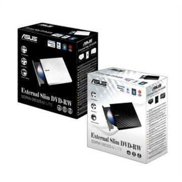 Asus SDRW-08D2S-U Lite Interface USB 2.0, DVD±R/RW, CD read speed 24 x, White, CD write speed 24 x, Desktop/Notebook (Фото 3)