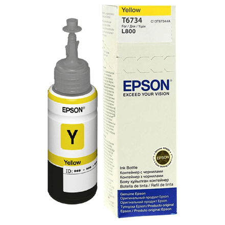 Epson T6734 Ink bottle 70ml Ink Cartridge, Yellow (Фото 1)