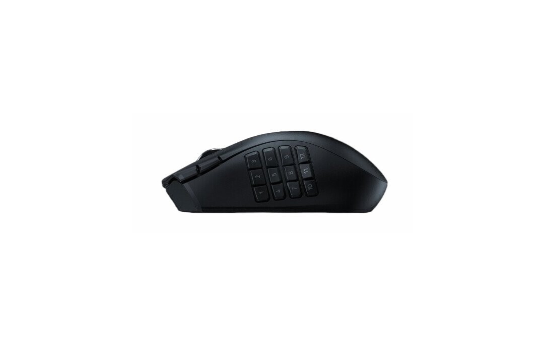 Razer Naga V2 HyperSpeed Gaming Mouse, 2.4GHz, Bluetooth, 	Wireless, Black (Attēls 2)