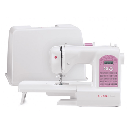 Sewing machine Singer STARLET 6699 White, Number of stitches 100, Number of buttonholes 7, Automatic threading (Фото 2)