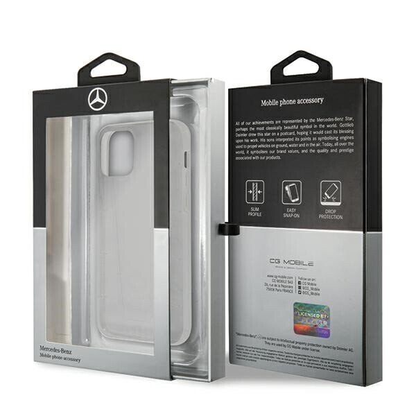 Mercedes MEHCP12SCLCT iPhone 12 mini 5,4" clear hardcase Transparent Line (Attēls 7)